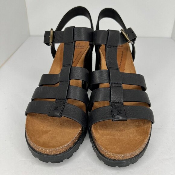 Zodiac Womens Leena Black Slip On Strappy Buckle Size 8 Block Heel Sandals - Picture 3 of 9